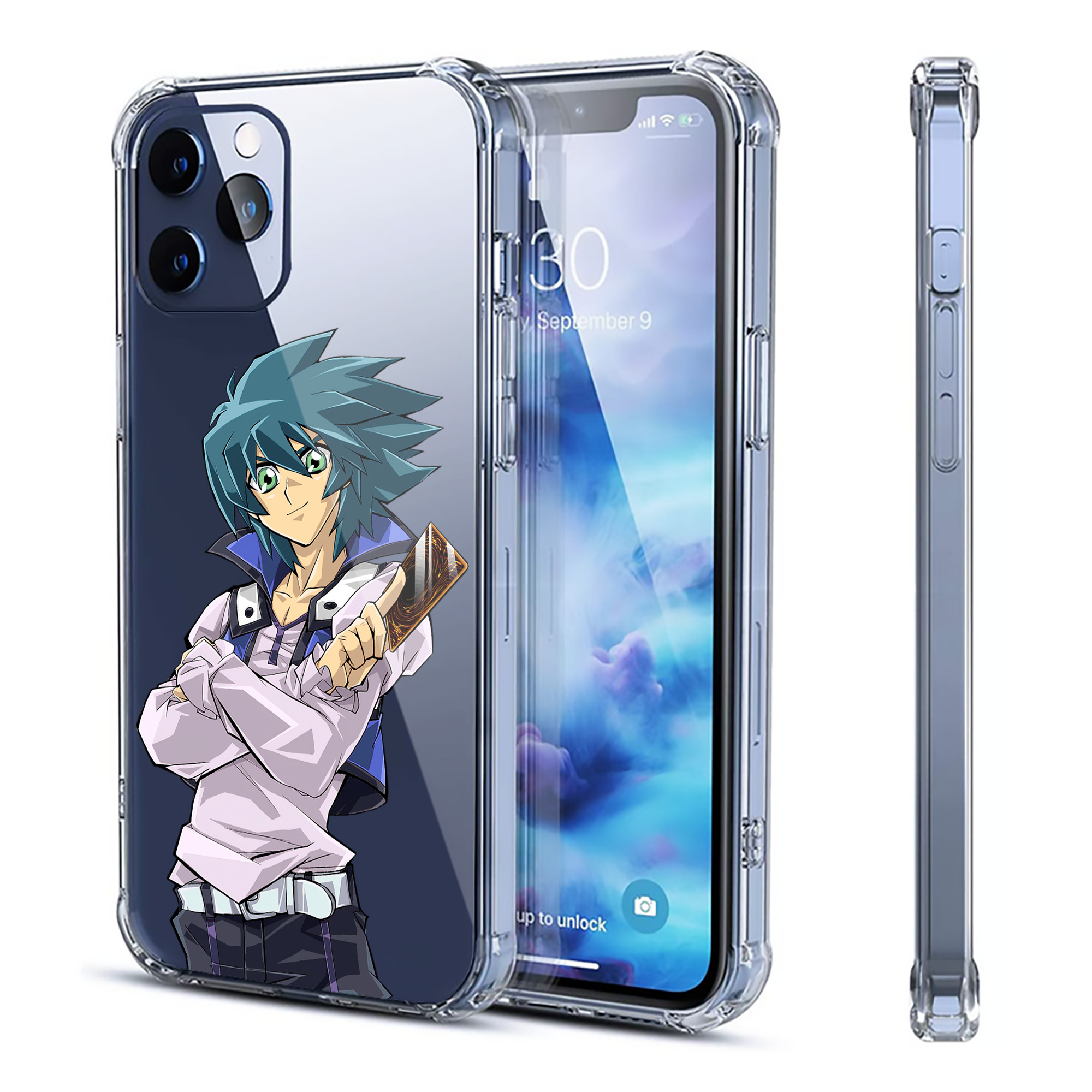 （画像用） 遊☆戯☆王 Yu-Gi-Oh! 【iPhone 12シリーズ対応】透明スマホケース（クリアソフトケース）